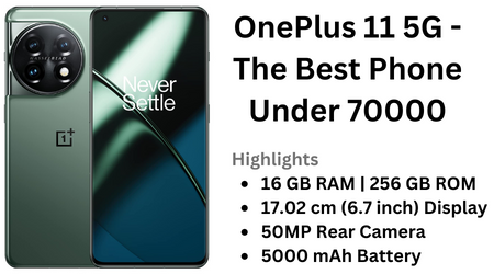 OnePlus 11 5G - The Best Phone Under 70000
