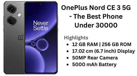 OnePlus Nord CE 3 5G - The Best Phone Under 30000?
