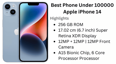 Best Phone Under 100000 - Apple iPhone 14
